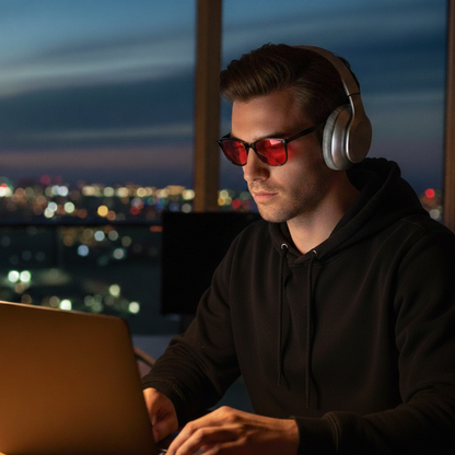 LUMERESTA I Red Lens Glasses