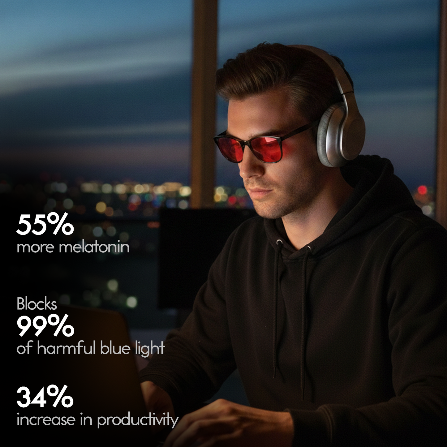 LUMERESTA I Red Lens Glasses